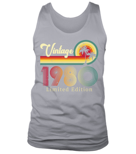 Vintage 1980 Limited Edition Tank Top Unisex
