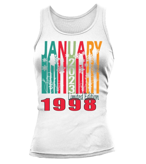 1998 January vintage born gift Tank top Woman
