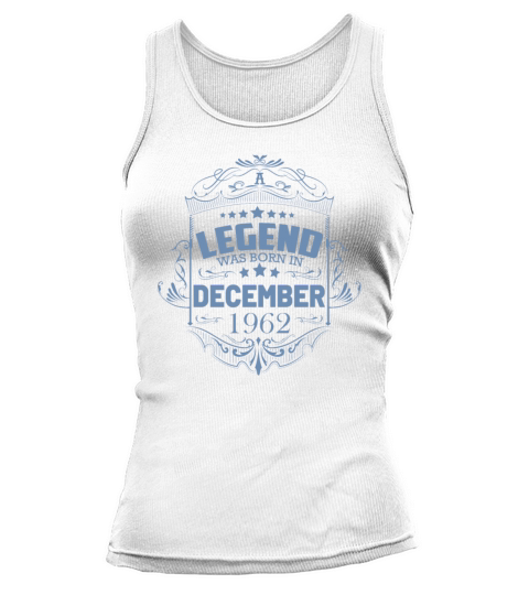 60th Birthday Gifts December 1962 Vintage Sayings Tank top Woman