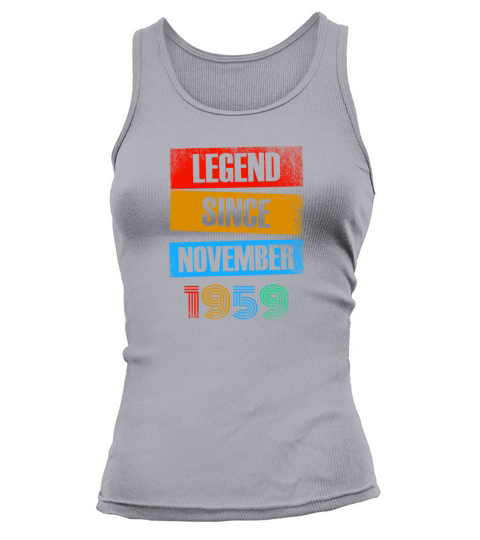 60th Birthday November Vintage Legend 60 Tank top Woman