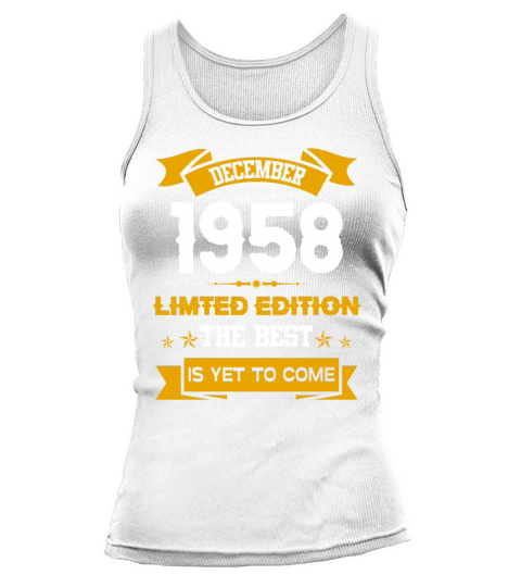 December 1958 Birthday Surprise Tank top Woman
