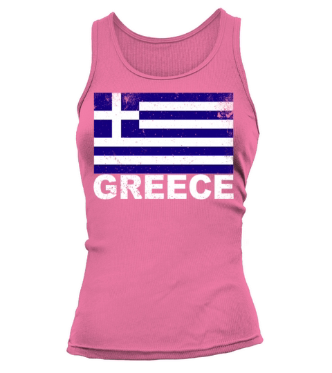 Greece Flag Vintage Greek Origin Nationality Grung Tank top Woman