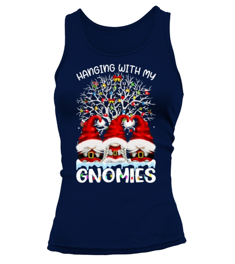 Hanging With My Gnomies Nordic Santa Gnome Christm Tank top Woman