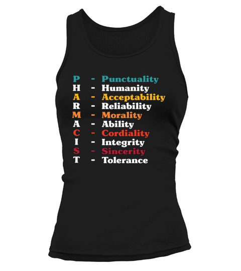 Pharmacist Punctuality Prescription Pharmacy Tech Tank top Woman