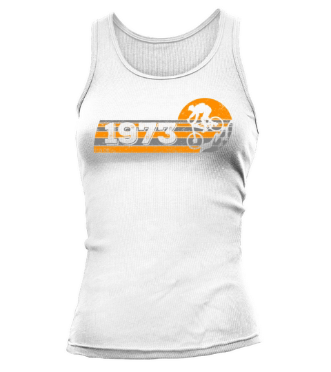 Vintage 1973 Birthday cycling MTB-Bicycles Tank top Woman