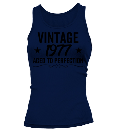 Vintage 1977 Aged To Perfection Tank top Woman