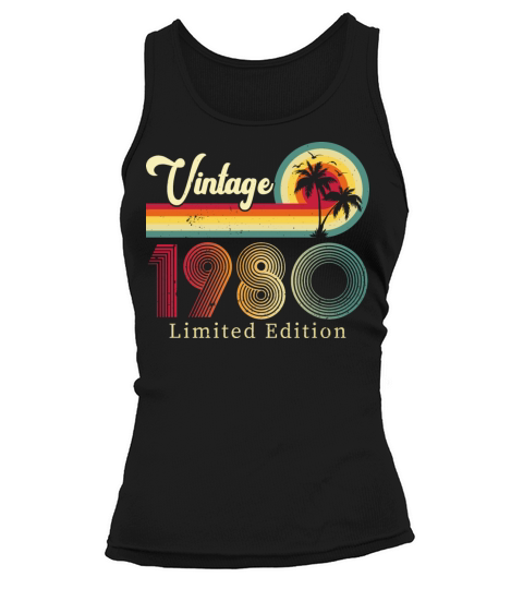 Vintage 1980 Limited Edition Tank top Woman