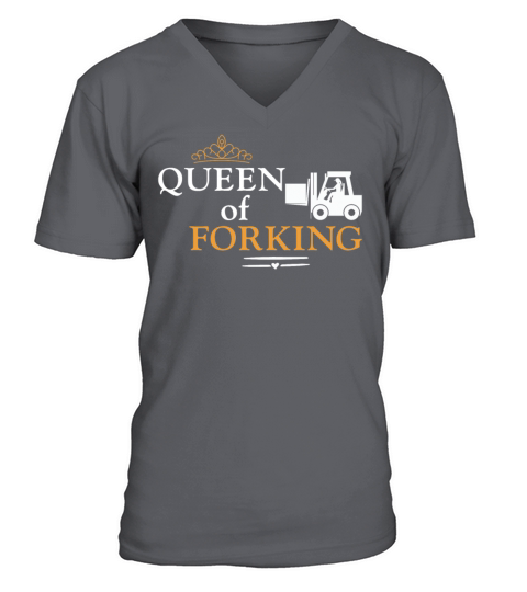 Certified Forklift Truck Operator V-Neck T-shirt