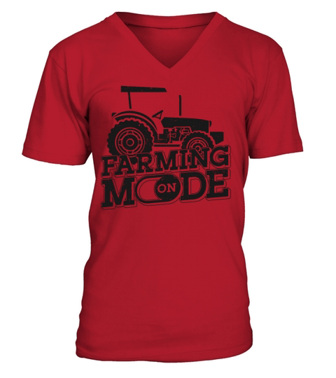 Farming Farmer Vintage Tractor V-Neck T-shirt
