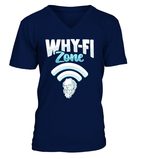 Socrates Philosophy Design for a Philosophy V-Neck T-shirt