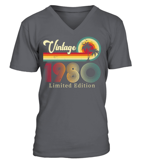 Vintage 1980 Limited Edition V-Neck T-shirt