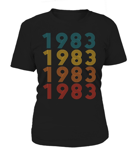 40th birthday vintage 1983 retro vintage style Women's T-Shirt