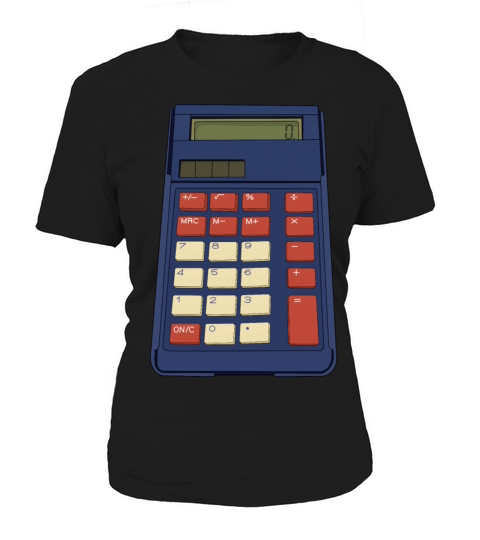 80s 90s Calculator Math School Nostalgia Women's T-Shirt