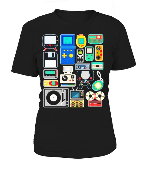 80s 90s Video Game Retro Classic Arcade Women's T-Shirt