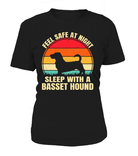 Basset Hound Dog Retro Vintage Women's T-Shirt