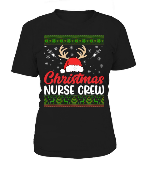 Christmas Nurse Crew Ugly Christmas Shirt Women's T-Shirt