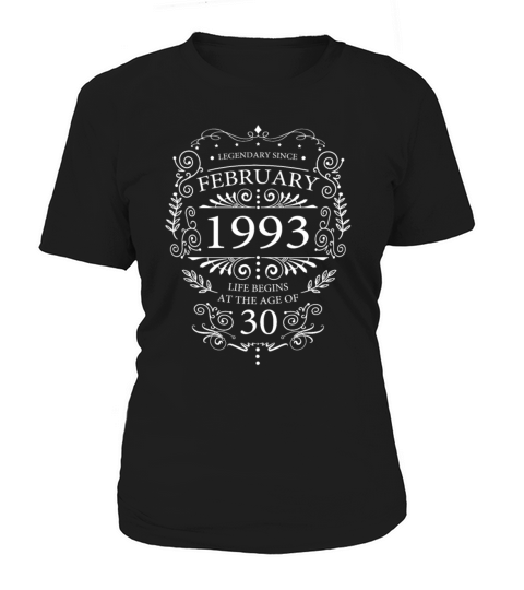 Legendary since February 1993 Vintage birthday 30 Women's T-Shirt