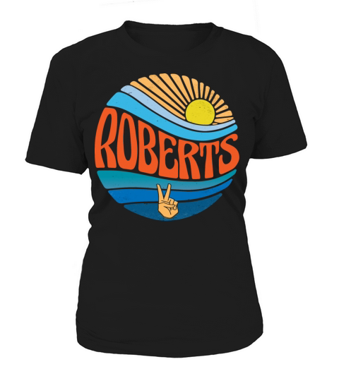 Roberts Shirt Vintage Sunset Roberts Groovy Tie Women's T-Shirt