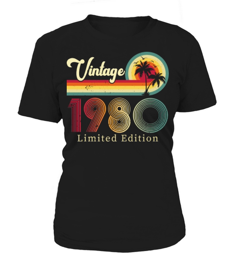 Vintage 1980 Limited Edition Women's T-Shirt