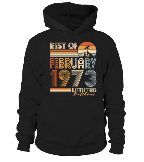 50th birthday vintage 1973 best of 1973 Hoodie Unisex