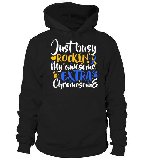 Down Syndrome Awareness Rockin Hoodie Unisex