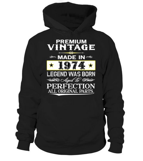 PREMIUM VINTAGE 1974 Hoodie Unisex