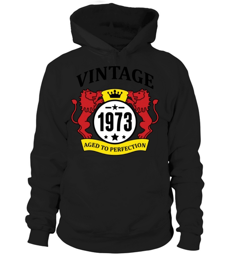 Vintage 1973 Aged to Perfection Hoodie Unisex