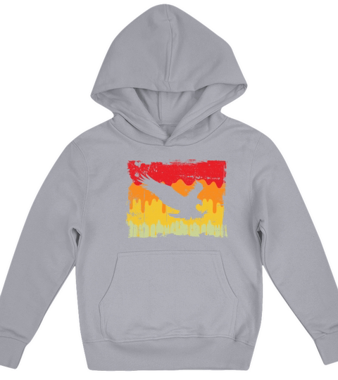 eagle retro Kids Hoodie