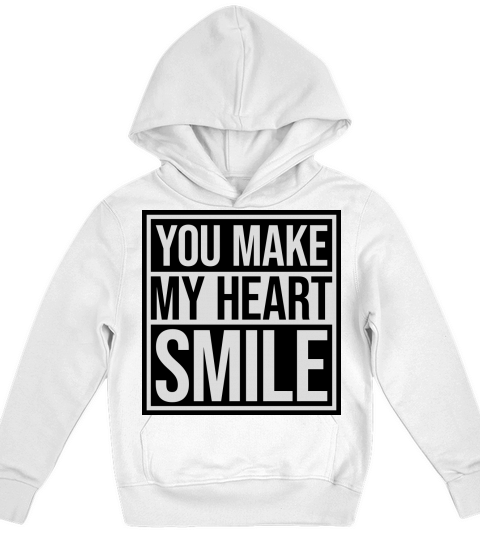 make my heart smile Kids Hoodie