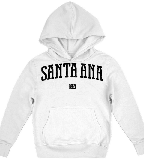 Santa Ana California Vintage Kids Hoodie