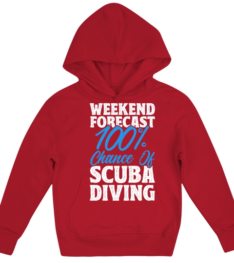 Scuba Diving Gift Underwater Lover Scuba Diver Kids Hoodie