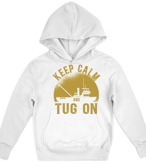 Tugboat Quote For A Tug Captain Tug Life Kids Hoodie