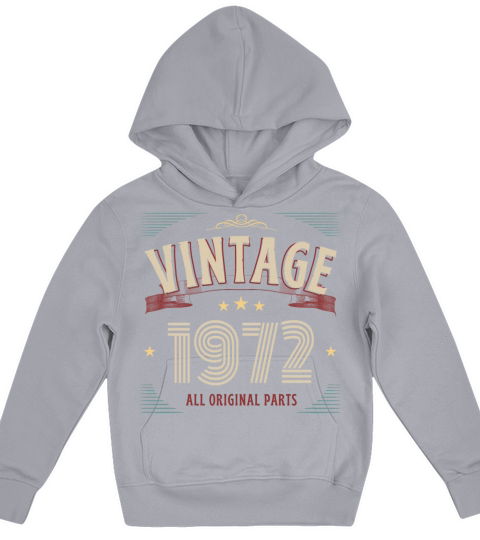 VINTAGE 1972 ALL ORIGINAL PARTS Kids Hoodie