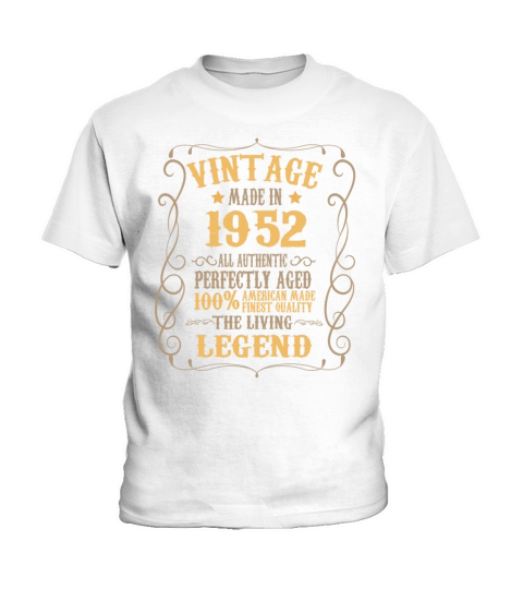 1952 vintage vintage retro birthday gift Kids T-Shirt