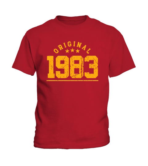 40 Years Vintage 1983 Retro 40th Birthday Kids T-Shirt