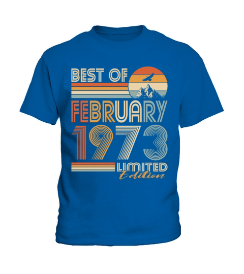 50th birthday vintage 1973 best of 1973 Kids T-Shirt