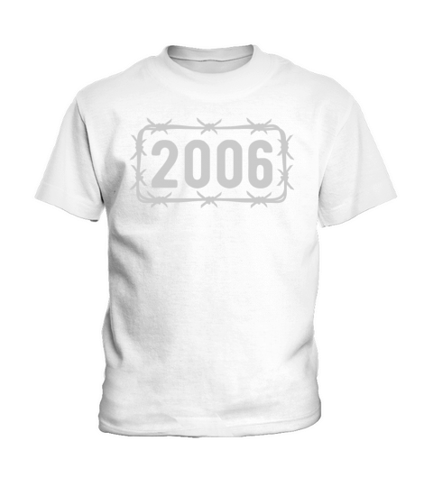 Birthday Vintage 2006 Barbed Wire Kids T-Shirt