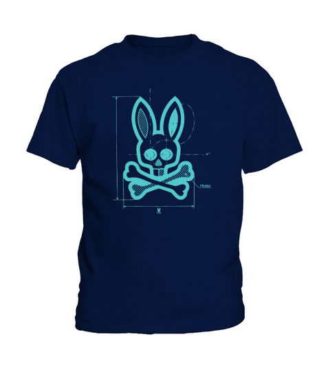 Bunny Psycho Horror Kids T-Shirt