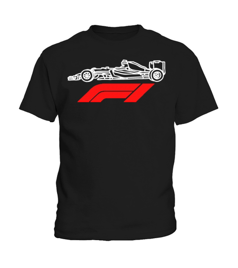 Formula 1 - vintage car racing shirt red logo 2022 Kids T-Shirt