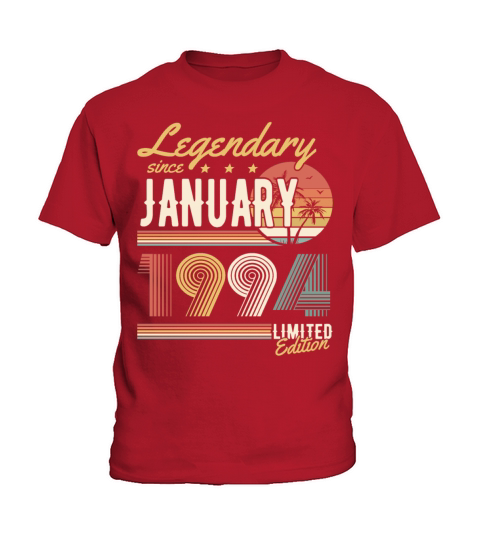Legendary Since January 1994 Limited Edition Kids T-Shirt
