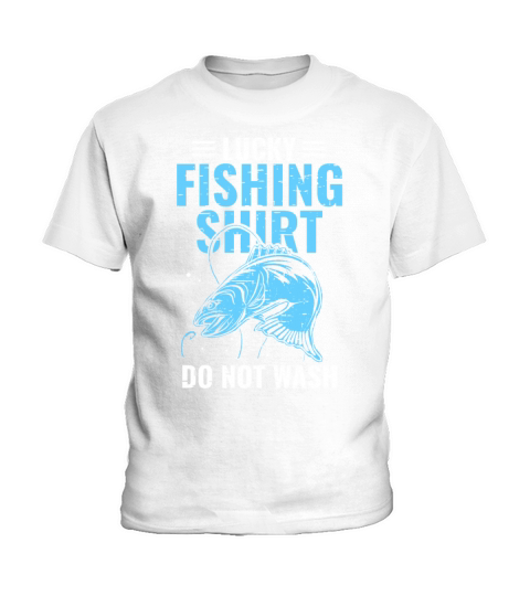 Lucky Fishing Shirt for Fish Hunter and Fisherman Kids T-Shirt