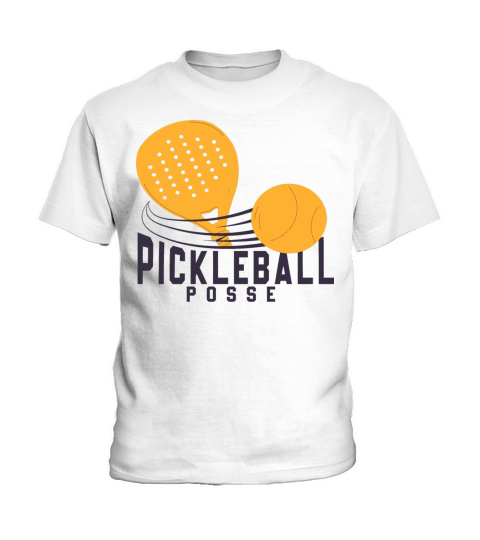 Pickleball Posse Funny Pickleball Quote Kids T-Shirt