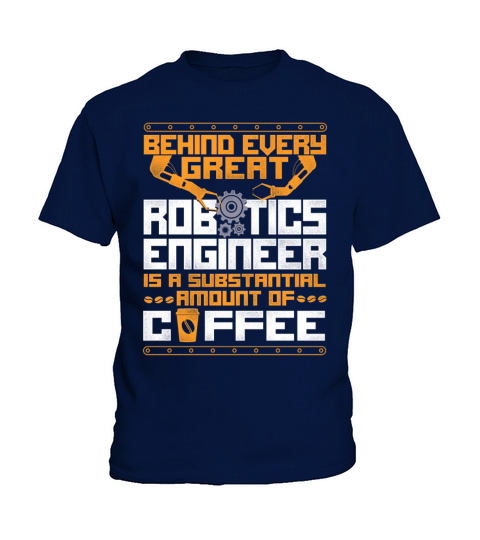 Robot Robotics Engineer Coffee Kids T-Shirt