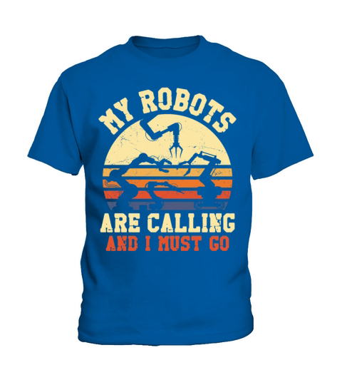 Robot Robotics Engineer Retro Kids T-Shirt