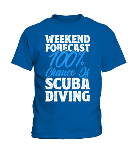 Scuba Diving Gift Underwater Lover Scuba Diver Kids T-Shirt