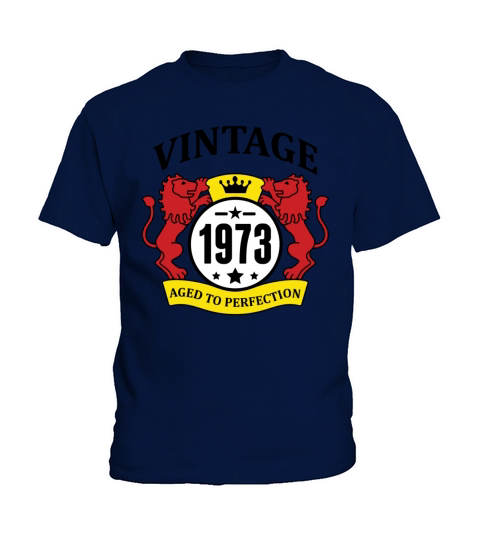 Vintage 1973 Aged to Perfection Kids T-Shirt