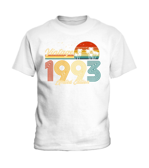 Vintage 1993 Limited Edition Gift for Birthday Kids T-Shirt
