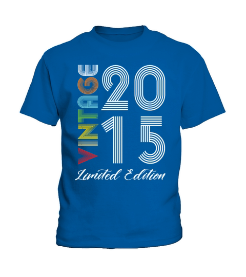 Vintage 2015 Vintage Birthday Retro Vintage Kids T-Shirt