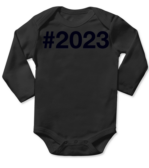 2023 Hashtag Long Sleeve Baby One-Piece