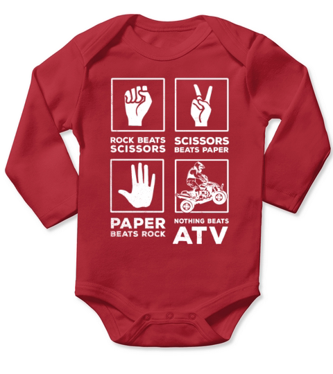 all terrain vehicles nothing beats funny theme gra Long Sleeve Baby One-Piece